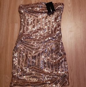Fashion Nova Sparkly Dress **NEVER WORN **